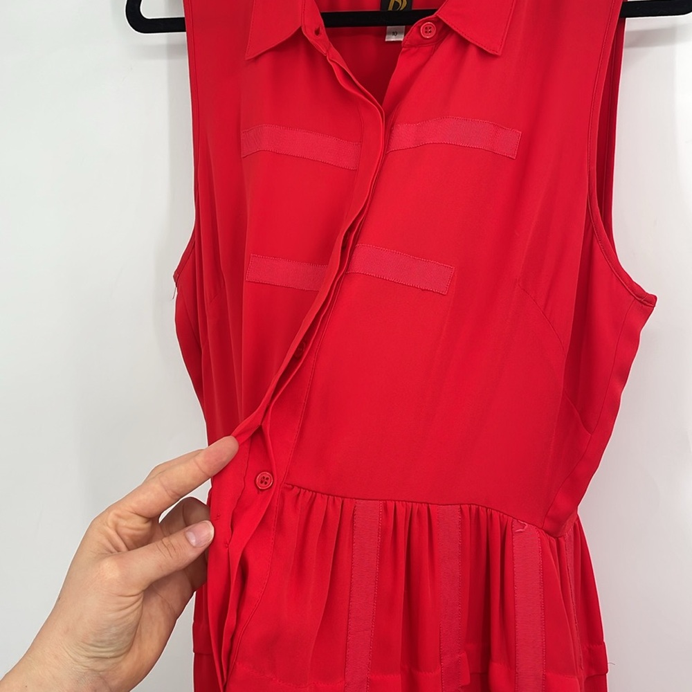 Anthropologie Red Dress - Picture 5 of 12